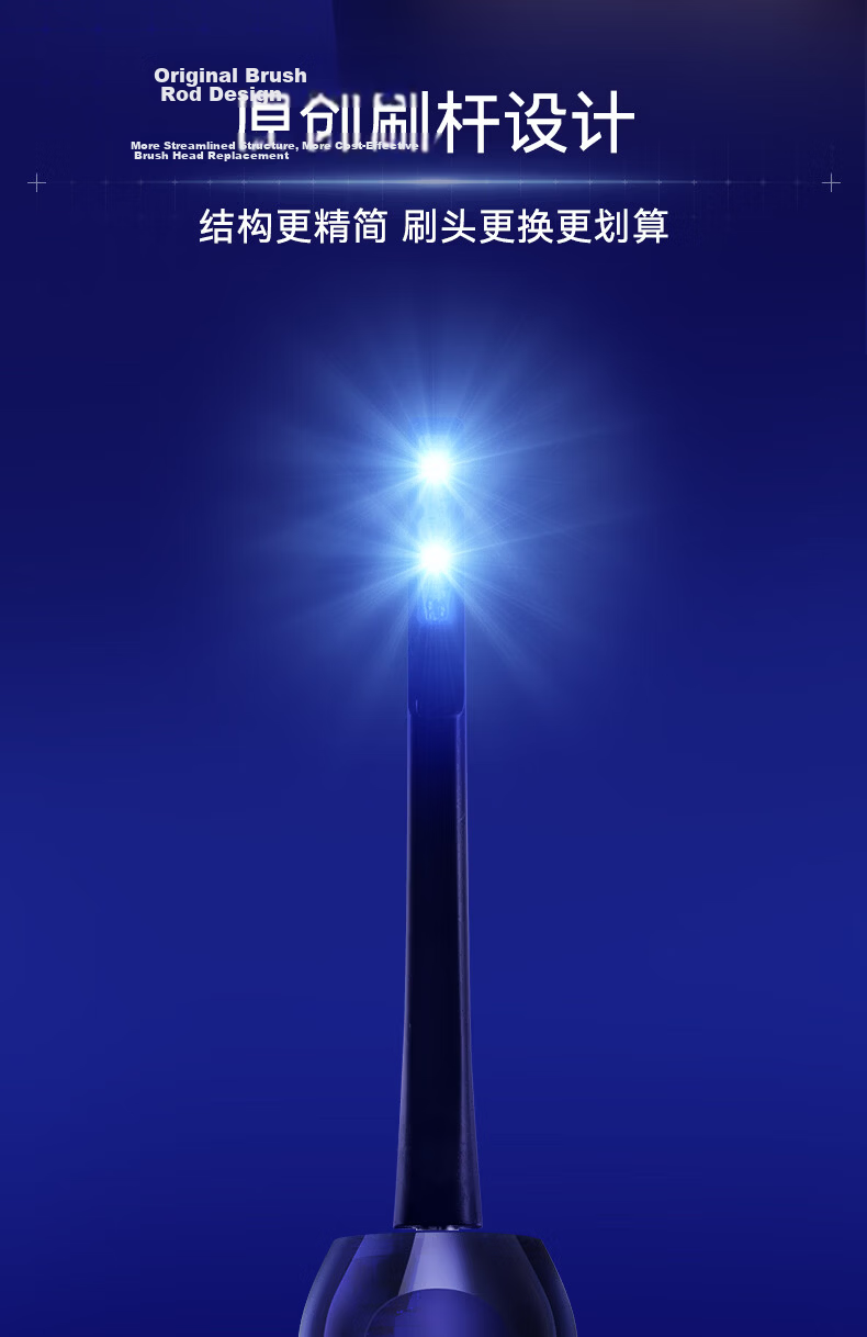 Bixdo Whitening Electric Toothbrush Blue Light Air Professional Blue Light Reverse 10 Years Yellowing Adult Couple Birthday Gift for Men Women Mother's Father's Day 27