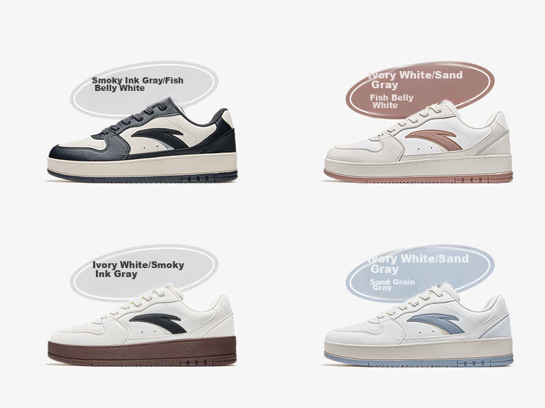 ANTA Year 1 2v2 | Men's Sneakers, New Autumn And Winter Style, Thick-Soled White Shoes, Couples' Youth Trendy Height-Increasing Casual Wear-Resistant 15
