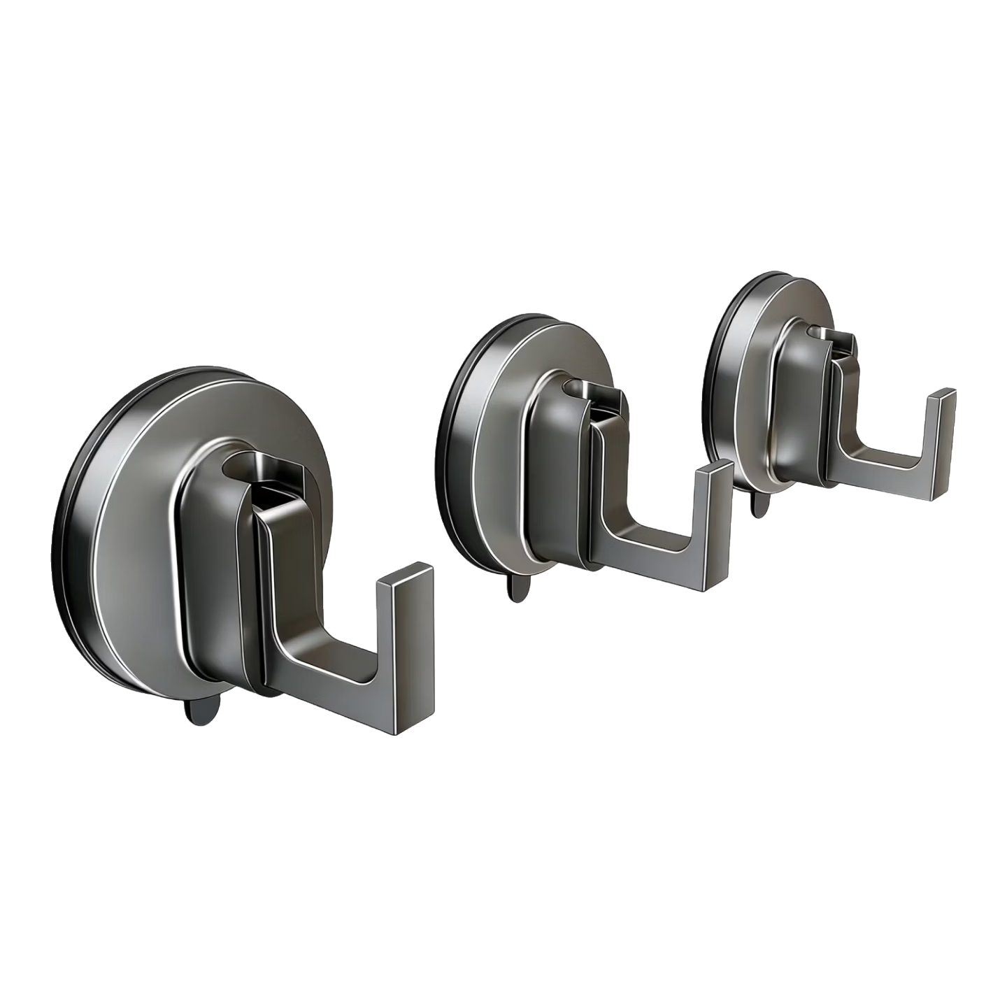 Xinpai Suction Cup Hook Space Aluminum No Drilling No Trace Strong Load Bathroom Towel Hook Clothes Hook Bathroom Door Adhesive Hook