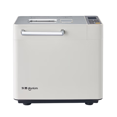Donlim Fully Automatic Home Bread Maker and Dough Mixer with Reservation, Intelligent Dual Dispensing, High Success Rate Bread Maker, Dough Mixer, and Ice Cream Machine DL-4705 White