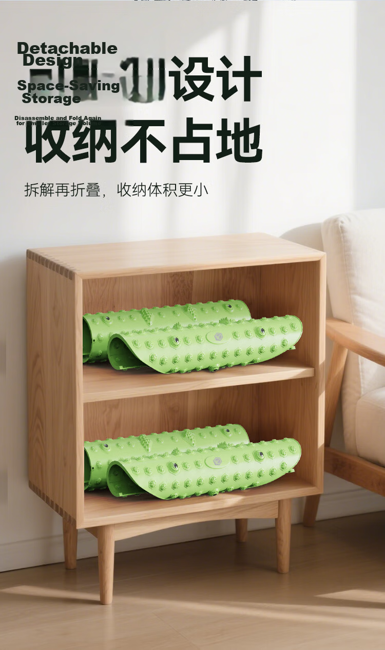 JD Jingzao Splicing Acupressure Foot Massage Board Slow Running Foot Sole Acupoint Massage Mat Adult Foot Acupoint Massage Pad On-the-Spot Running Equipment 12