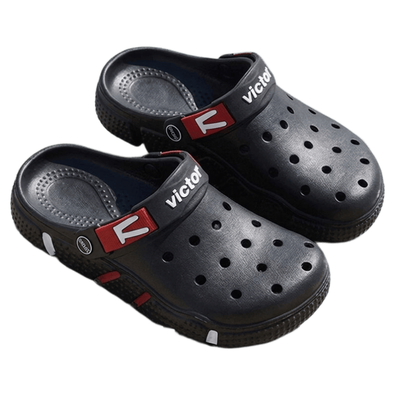 ZHIYING Men's Fishing Clogs Outdoor Sports Non-Slip Water Sand Beach Sandals Black Size 42-43