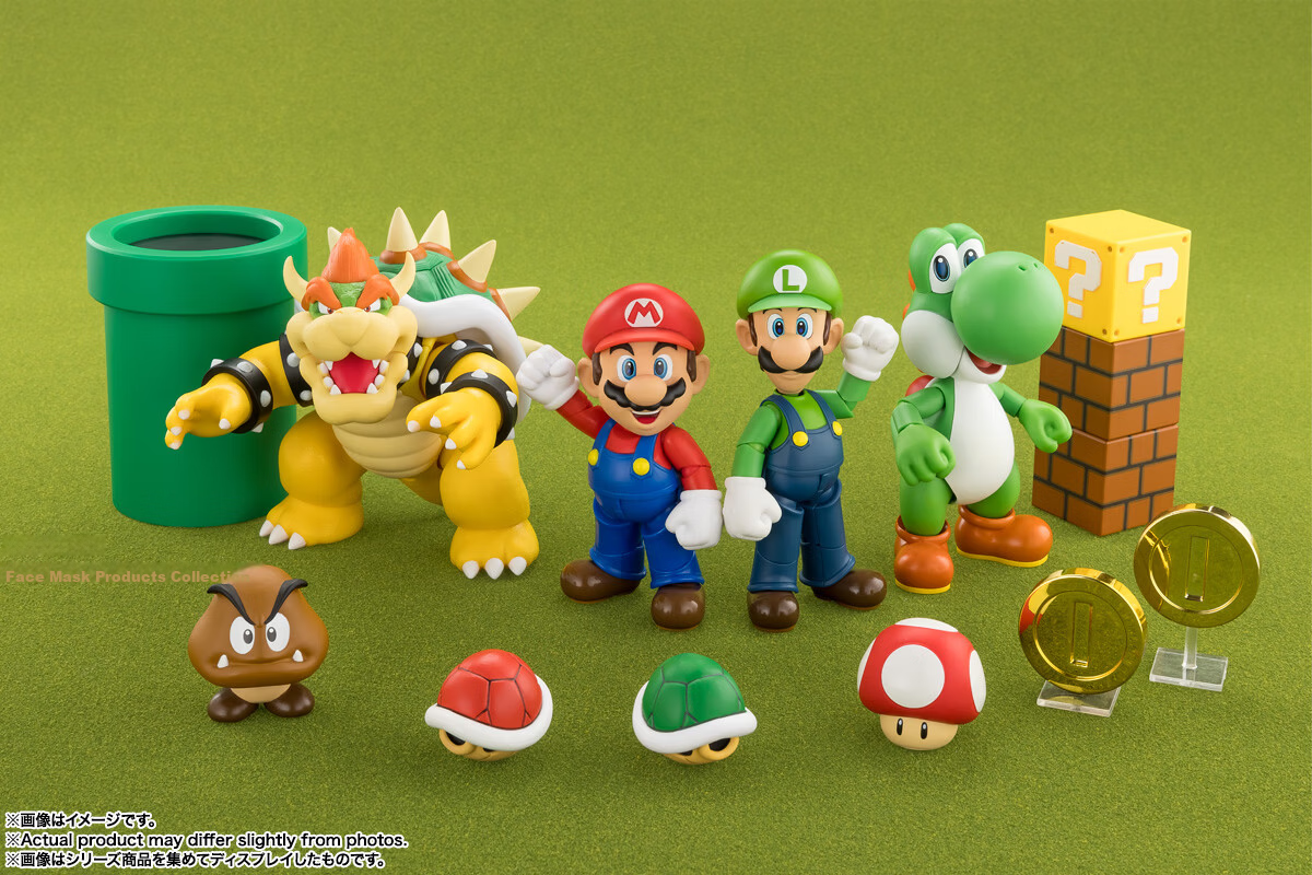 Bandai TAMASHII S.H.Figuarts Super Mario Play Accessories (SUPER MARIO) World Expansion Fully Poseable Action Figure Toy Accessories 6