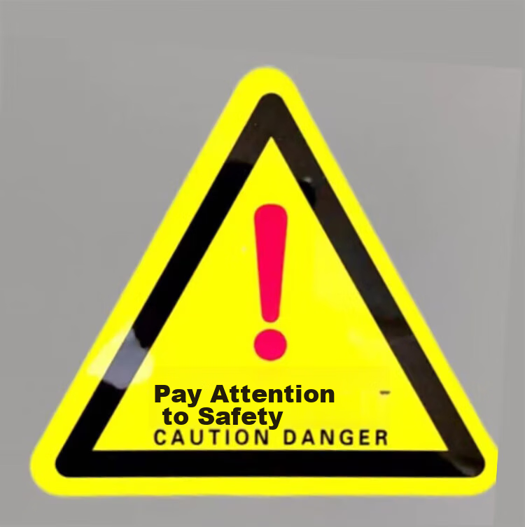 Yiju Changning Electrical Hazard Safety Label Power Distribution Box Workshop Warning Sign 8x8cm 10-Pack 6