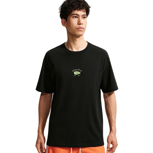 Nike Men's Sports T-Shirt Simple Fashion Versatile Basketball Series Short Sleeve IM5057-010 Black S