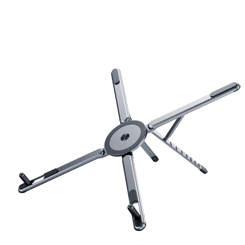 THE TREE Aluminum Alloy Portable Folding Laptop Stand Desktop Vertical Adjustable Riser for Apple Mac Lenovo Huawei Tablet Cooling Rack
