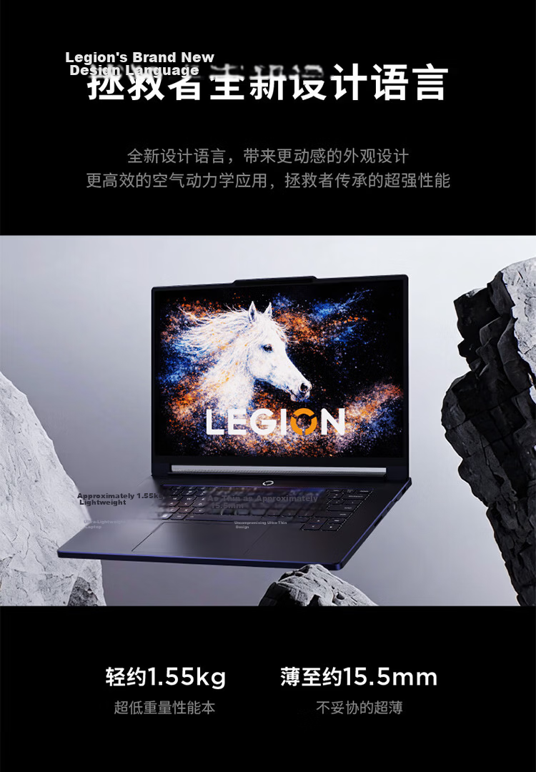 Lenovo Legion R9000X 2026 15.3" Gaming Laptop (AI MAX+ 392, 64GB RAM, 1TB SSD, 2.5K 165Hz OLED) Starry Purple 4