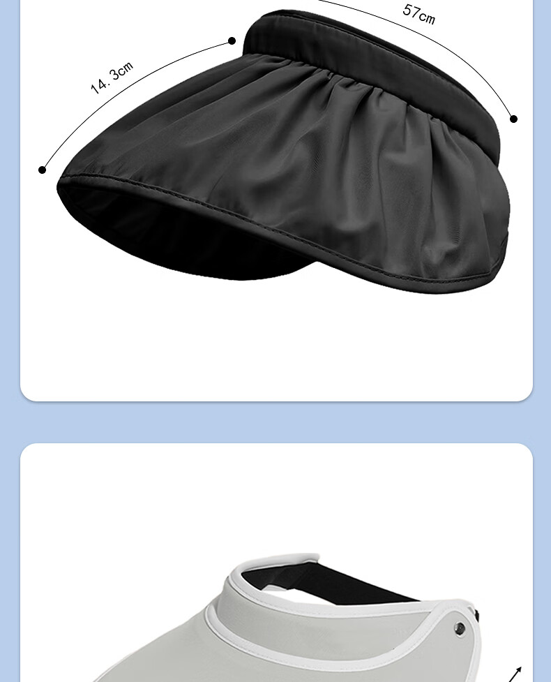 Langsha Sun Protection Hat Unisex Summer UV Protection Outdoor Wide Brim Hat for Hiking Cycling 21