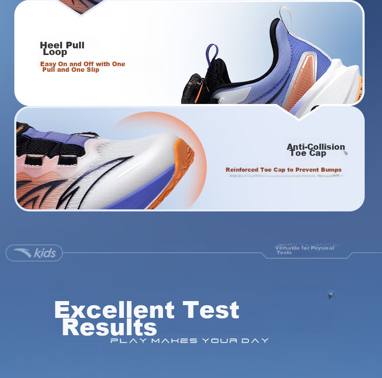 Anta Kids Fitness Running Shoes Student Sports Shoes Victory Boys and Girls Mesh Breathable Youth Running Shoes 2026 15