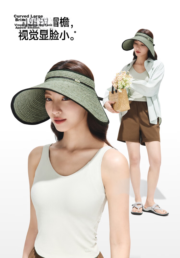 Beneunder Sun Hat, Summer UV Protection Hat for Women, Straw Hat, Wide Brim Sunhat, UV-Resistant, Egg Roll Style Hat UL558 15