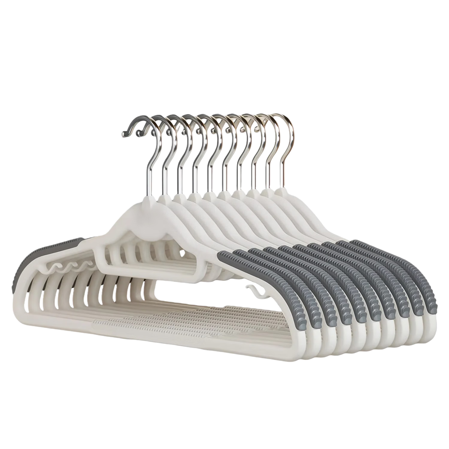 MENGTING 10-Pack Non-Slip Hanger Set