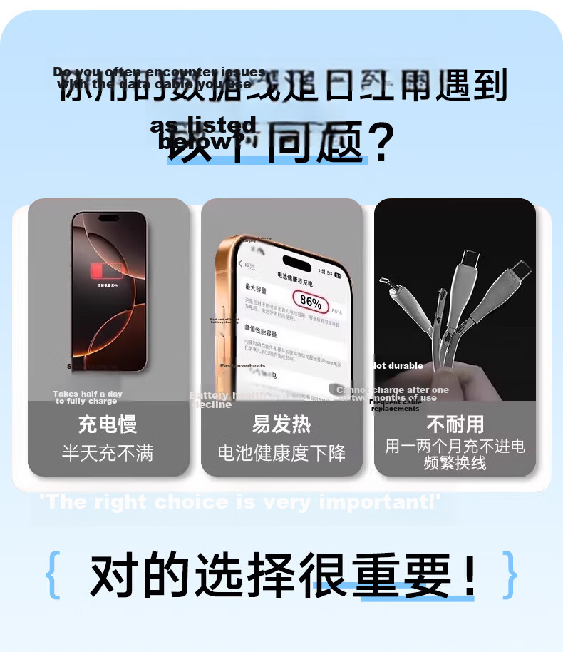 Oumake Apple 15 Charger Cable 16/17 Pro Max Data Cable Type-C Fast Charging iPhone Car Laptop iPad MacBook 1