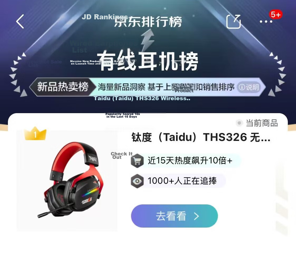 Taidu THS326 Quad-Mode Gaming Headset Bluetooth Wireless Over-Ear 7.1 Surround Sound Wired Esports Delta Operation Valorant FPS Positional Audio Lightning Yellow 1