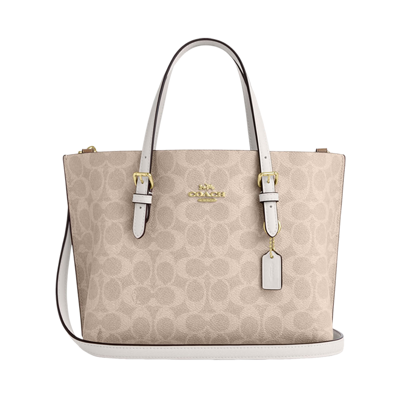 COACH [Brand Direct Supply] Women's MOLLIE25 Medium Handbag Crossbody Tote Bag CV965 New Year's Gift