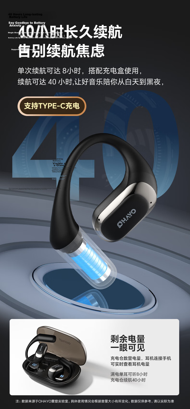 Leideng T10 Bluetooth Headphones, Over-Ear Style with Ultra-Long Battery Life, Open Design for High Sound Quality, Professional Cycling And Running Sports Headphones, Waterproof And Sweat-Resistant, Green Color 9