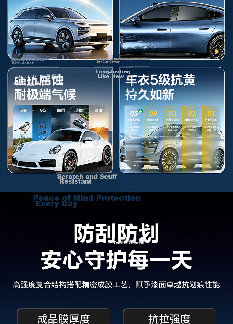 3M Invisible Car Wrap Full Vehicle TPU Paint Protection Film High Gloss Scratch Resistant for New Energy Vehicles 100 4