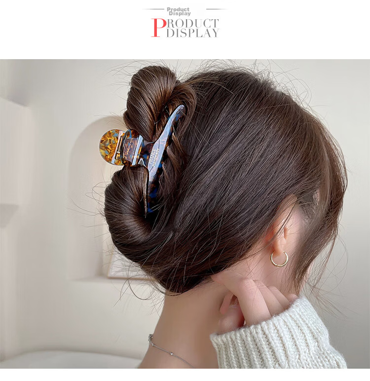 CHIMERA French Style Shark Clip Hair Claw for Updo Ponytail Hair Accessories Hairpin for Women Birthday Gift 5