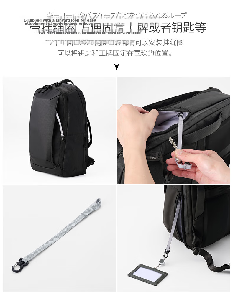 ELECOM MNL City Pack Urban Commuter Backpack High-End Sturdy Business Travel Large Capacity Laptop Bag for Men 26