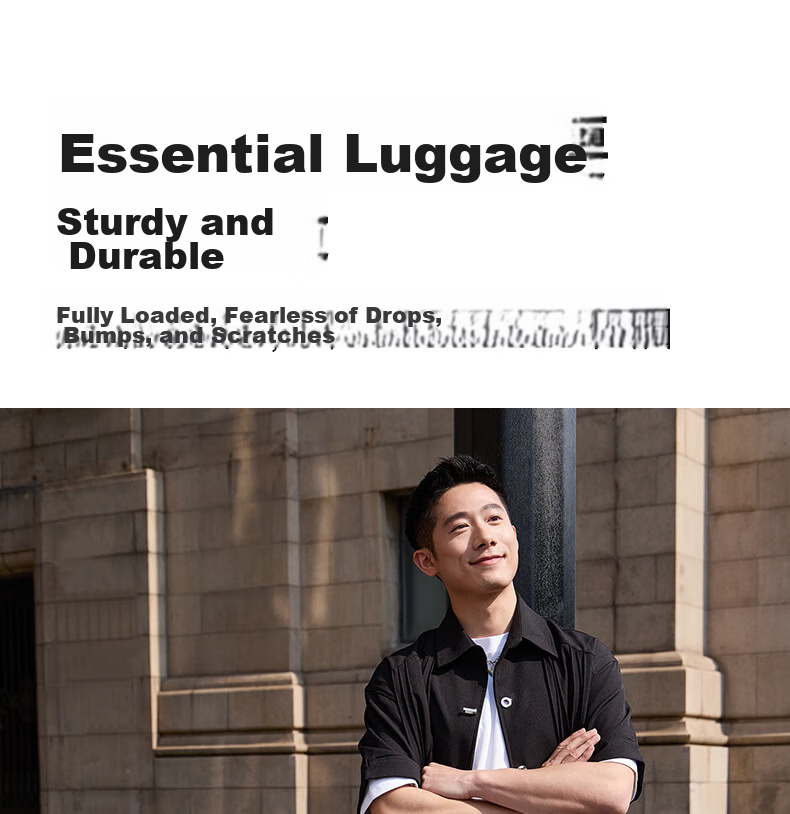 HANKE Expandable Trolley Suitcase, Large Capacity, Password Lock, for Women And Men, 81 Liters, 24 Inches, Eco-Friendly Gray, JINGDONG Co-Branded Editio 10