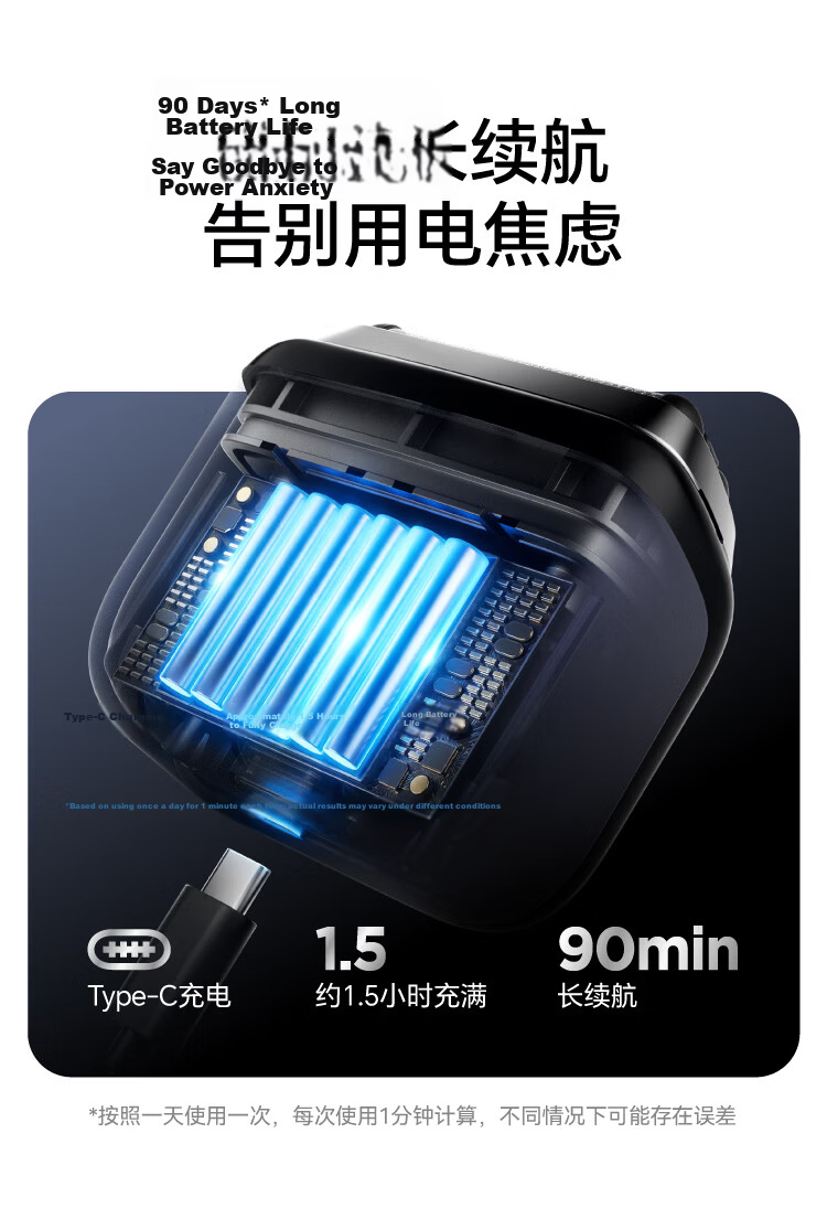 JD Jingzao Electric Reciprocating Shaver X5 Pro Portable Palm Electric Razor 2026 New Model Electric Shaving Machine Portable Gift for Boyfriend Dad 9