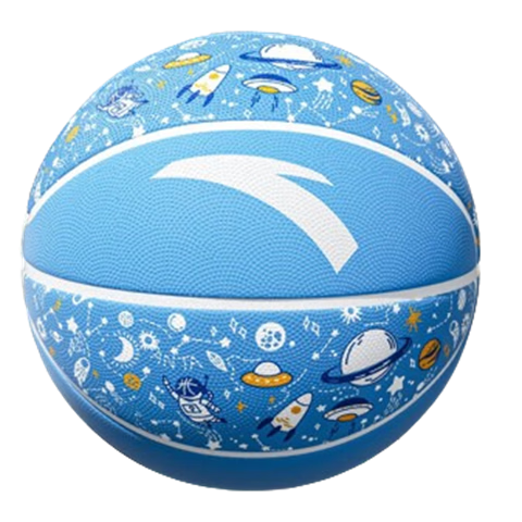 ANTA Basketball Kids Size 5 for Elementary School, Kindergarten Size 4 Indoor and Outdoor Wear-Resistant Rubber Youth Size 7 Blue Basketball Size 3