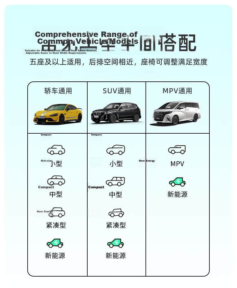 Uncle Snail Thickened Car Rear Seat Sleeping Mat Foldable Mattress SUV Vehicle Bed Long-Distance Rear Seat Sleeping Aid 10