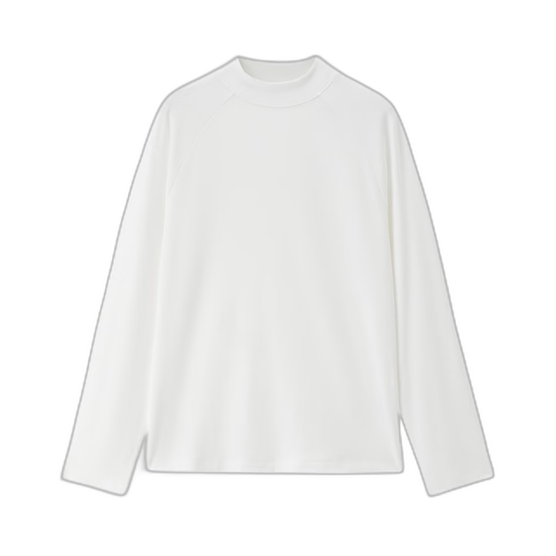ZARA Women's Autumn and Winter Solid Color Long Sleeve Turtleneck Shoulder-inserted Elastic Knitted Base Shirt 13325788