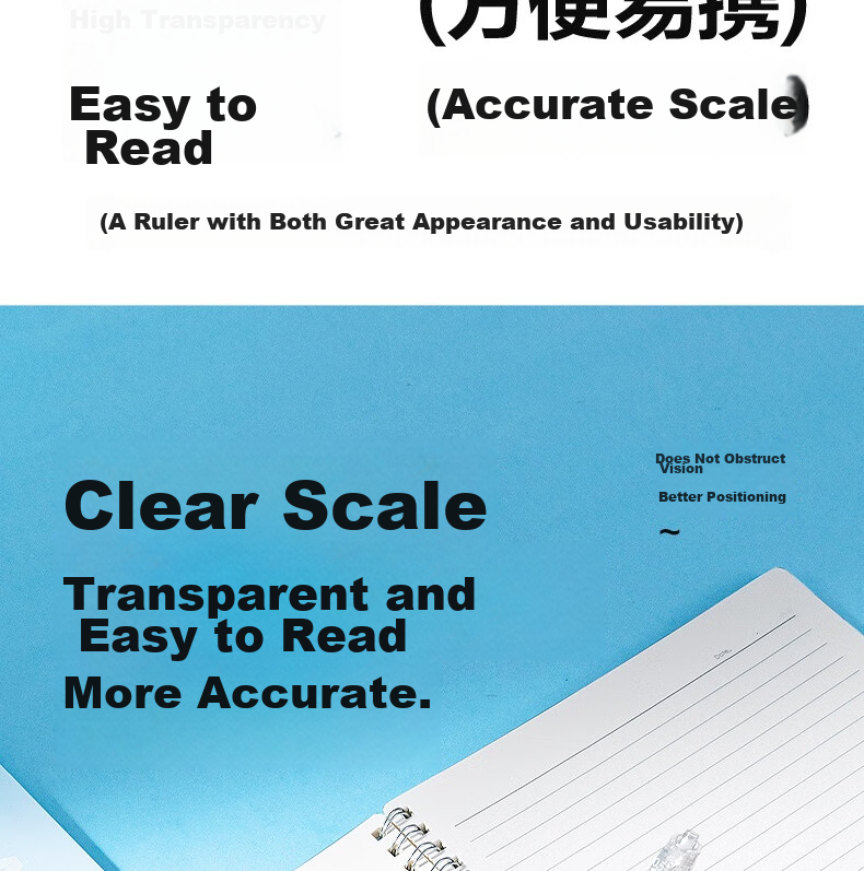 Deli (Deli) 30cm Multi-Color Triangular Ruler with Scale, 6 Scales, Multifunctional Drawing Ruler, College Entrance Exam Blessing Gift 3