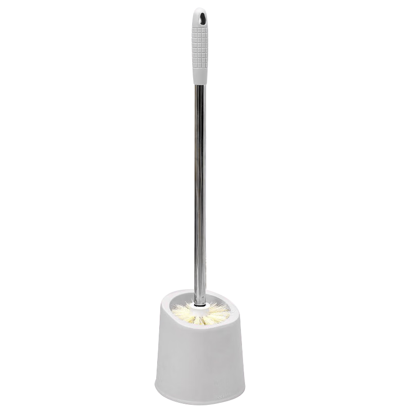 LYNN Toilet Brush Set Toilet Cleaner Brush No Dead Angle Round Head Smart Toilet Brush 1 Piece
