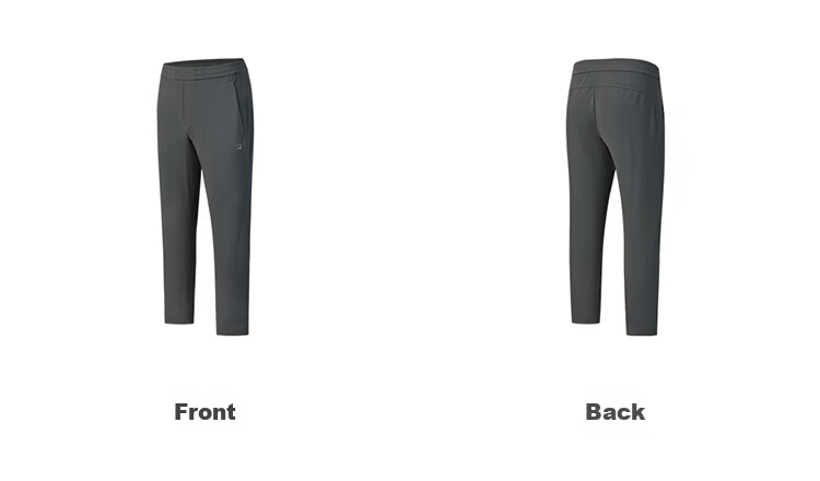 FILA Official Agile Men's Knit Pants 2026 Spring Running Fitness Basic Straight-Leg Trousers 29