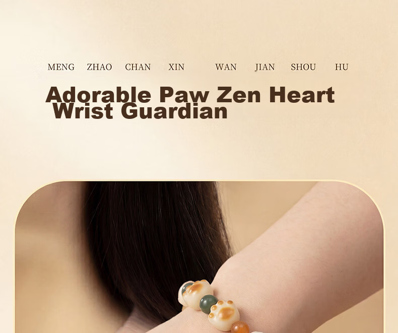 Chunqian Cat Bodhi Multi-Gem Bracelet for Women, Birthday Gift for Girlfriend Or Wife on May 20, Cute Ladies' Beaded Bracelet 13