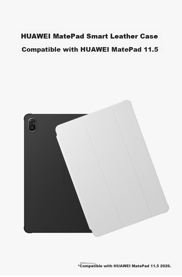 HUAWEI MatePad 11.5 Smart Leather Case Classic Black for HUAWEI MatePad 11.5 2026 1