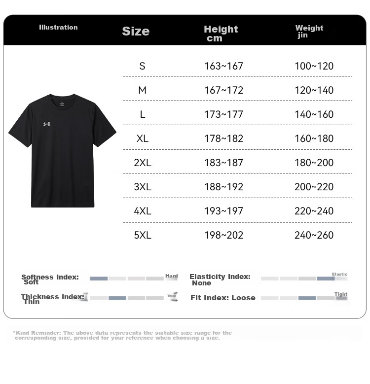 Under Armour Men's Short Sleeve Sports Quick-Dry T-Shirt Summer New Comfortable Ice Silk Cooling Breathable Running Fitness Training Tee 15