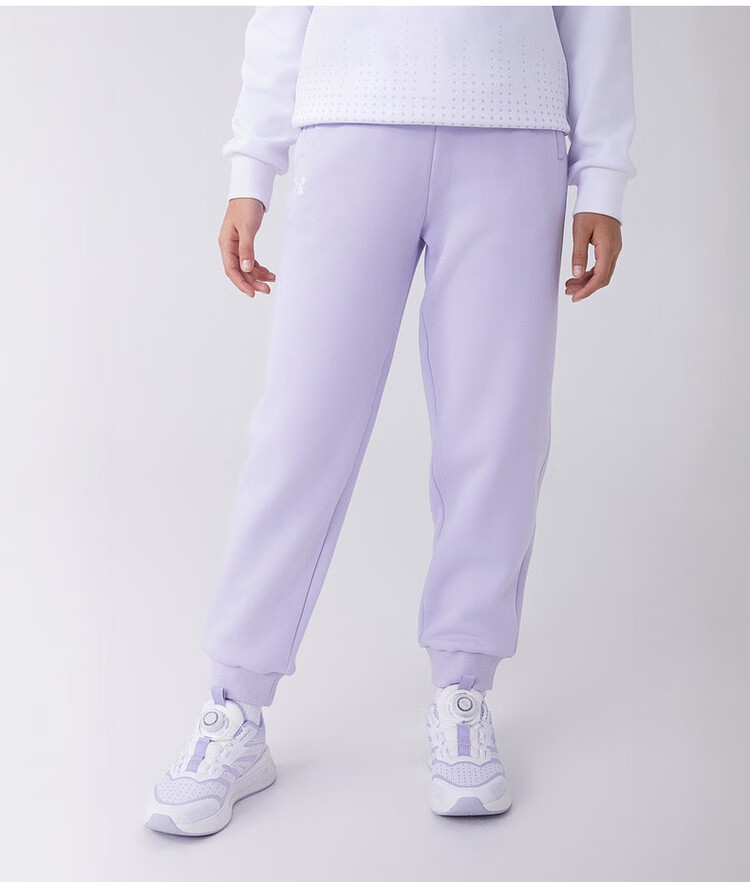 Under Armour Boys And Girls Sports Pants, Loose-Fitting Knit Casual Joggers for Older Childre 26