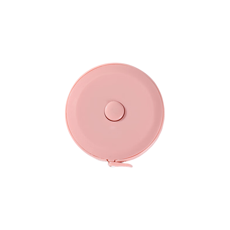 Siyicai Mini Tape Measure for Students, Soft Measuring Tape for Height And Body Measurements, Automatic Retractable Easy-To Clothing Measuring Tool, Nordic Pink 1.5 Meters