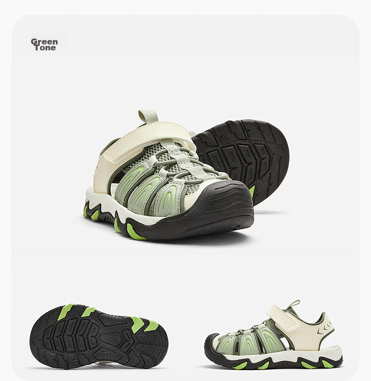 Balabala Kids Sandals Boys Sports Shoes 2026 Summer New Breathable Non-slip Closed-toe Mesh Water Shoes for Boys 19