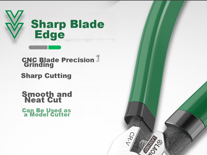 LAOA LA321807 7-Inch Industrial Grade Eccentric Effort-Saving Water Pump Pliers Model Diagonal Cutting Pliers 7