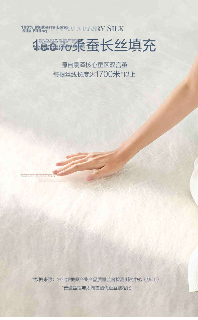 Taihu Snow 100% Mulberry Silk Summer Quilt Tencel Air Conditioning Quilt Washable Summer Blanket Class A Antibacterial Peach Smoke Pink 2*2.3m 9