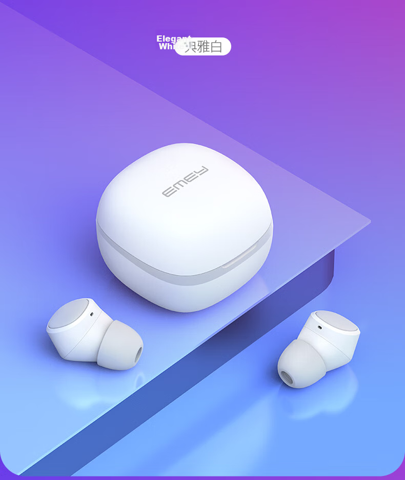 EMEY [Fully Upgraded] T1X True Wireless Bluetooth Earbuds In-Ear Music Calling Low Latency Bluetooth 6.0 Noise Cancellation Compatible with Apple Huawei Xiaomi Honor Pink 34