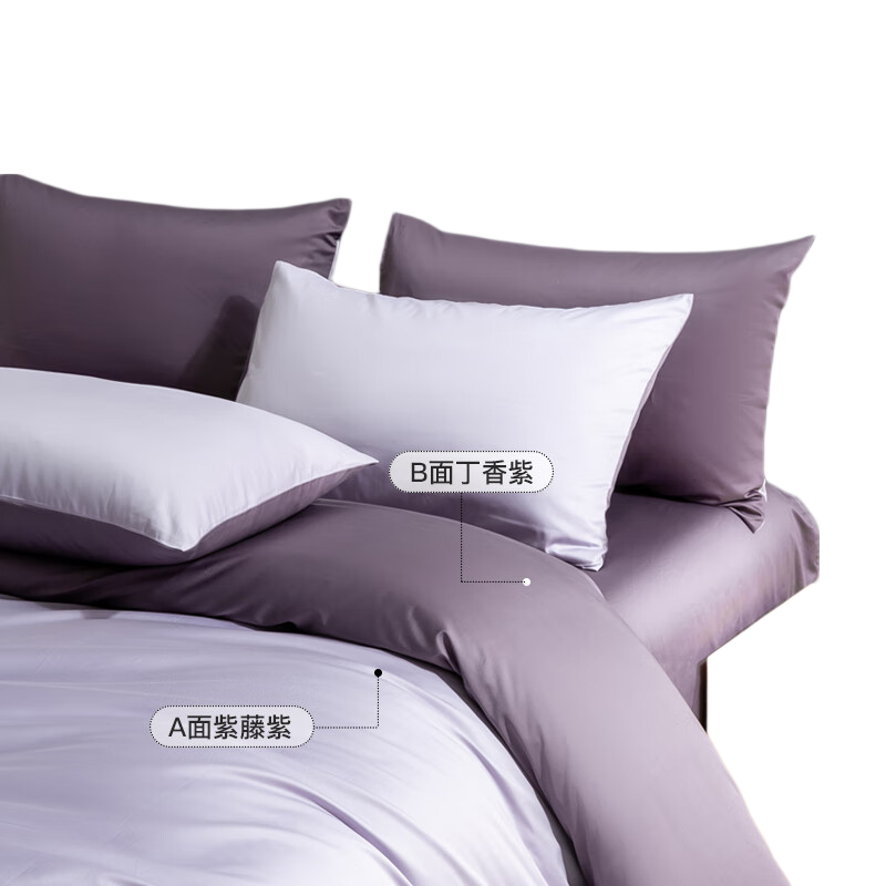 CROWN 100-Piece Pure Cotton Bedding Set for 1.8x2m Bed, Includes Bed Sheet, Pillowcases, Duvet Cover, High-End Luxury Feel, Suitable for All Seasons, Can Be Used without Sleeping Bag, Summer Cool Quilt Cover, 200x230cm