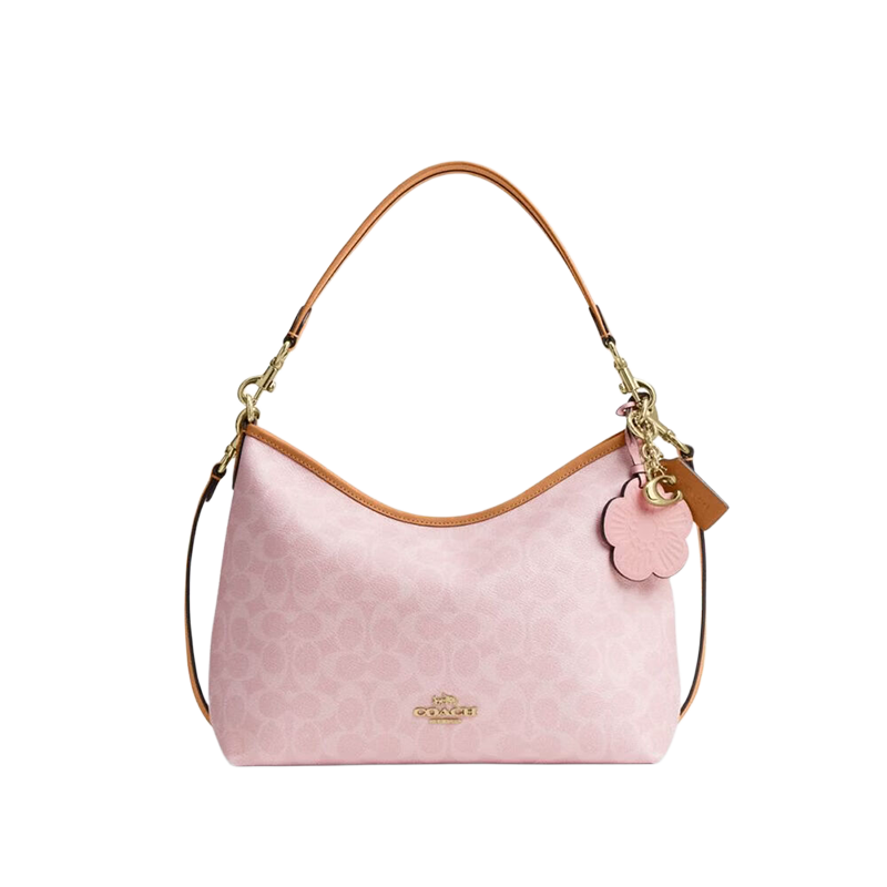 COACH Laurel Medium Pink Tote Shoulder Bag for Women Gift CEL12