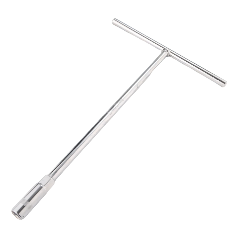 Dongcheng Manual T-Handle Socket Wrench Multifunctional Household External Hex Wrench 8mm for Car and Motorcycle Repair Tools