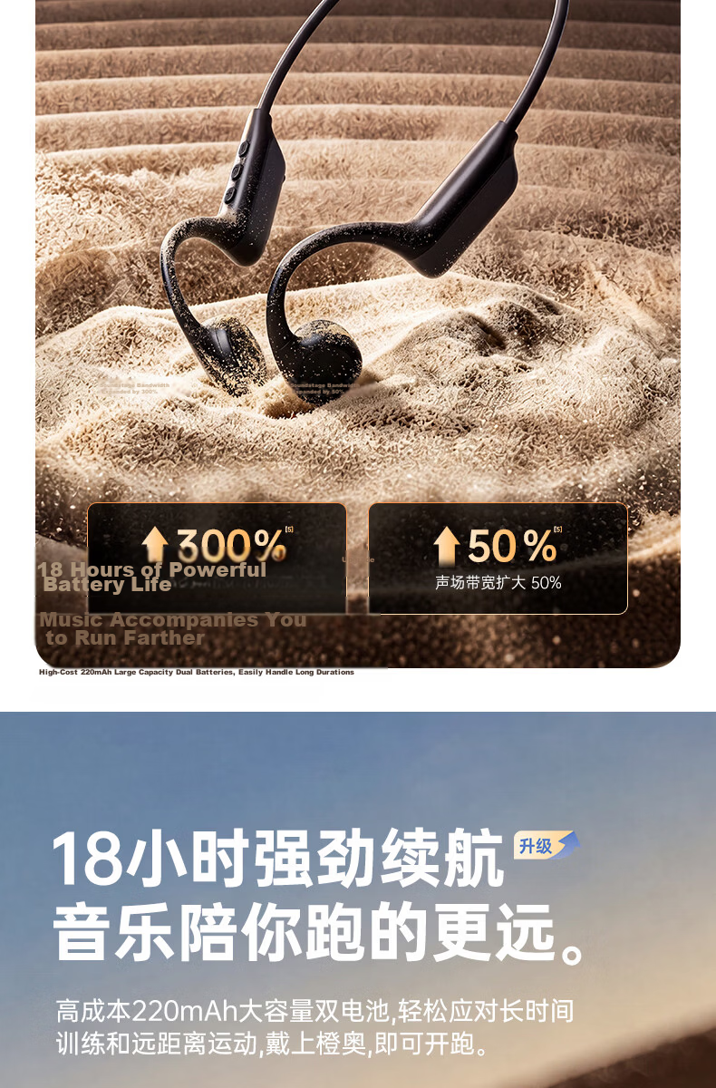 Chengao Bone Conduction Bluetooth Earphones 2026 New IP56 Waterproof Open Design Leakproof Comfortable Wireless Sports Running Cycling Ear-Hook Long Battery Life L10 Black 11