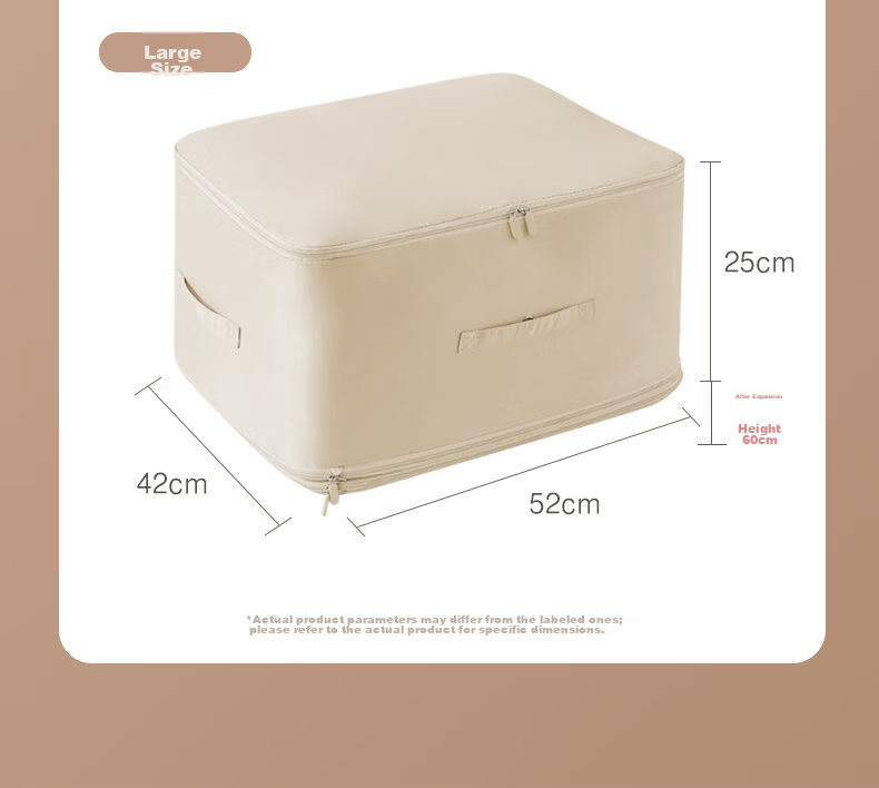 Huaxi Valley Quilt Storage Bag Down Comforter Cotton Quilt Compression Bag Dustproof Moisture-Proof Organizer Large Clothes Packing Bag 15