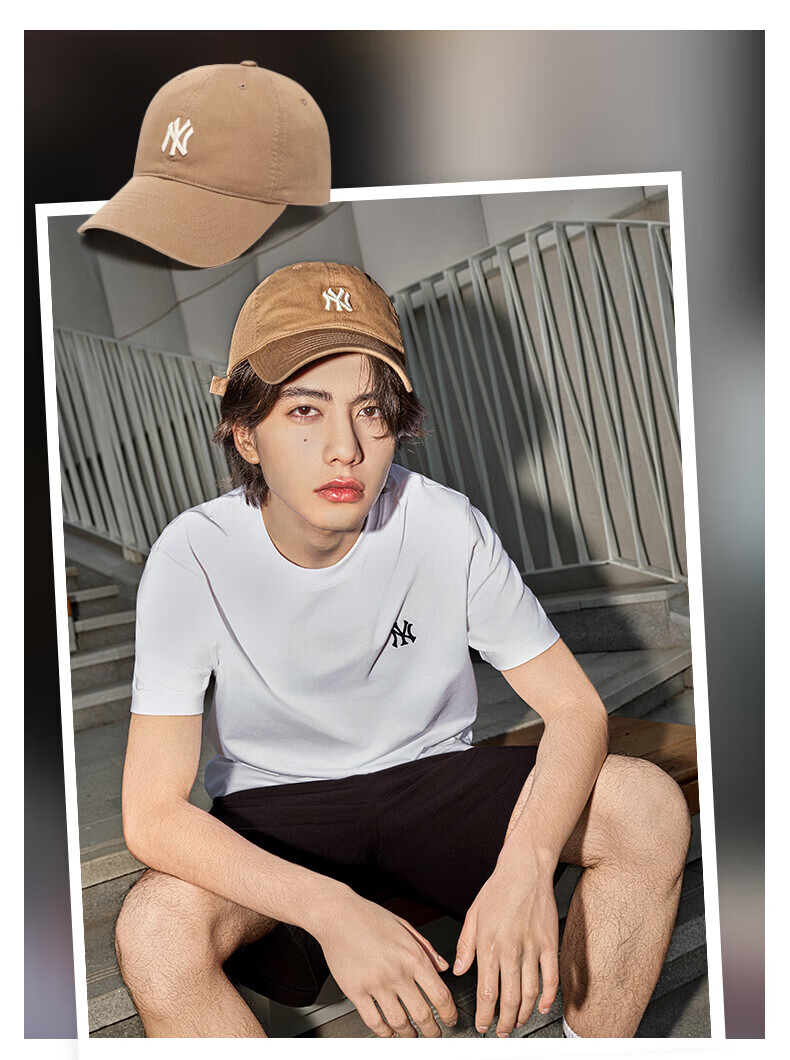 MLB Baseball Cap for Men And Women, Couples' Soft Top Visor Hat, Casual Sports Cap for All Seasons, 3ACP7701N-50BGS 21