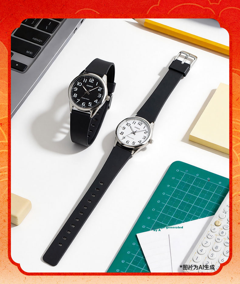 CASIO MTP-C666-7B Unisex Quartz Analog Watch for Students Youth Japanese-Korean Style Gift for Boyfriend 1