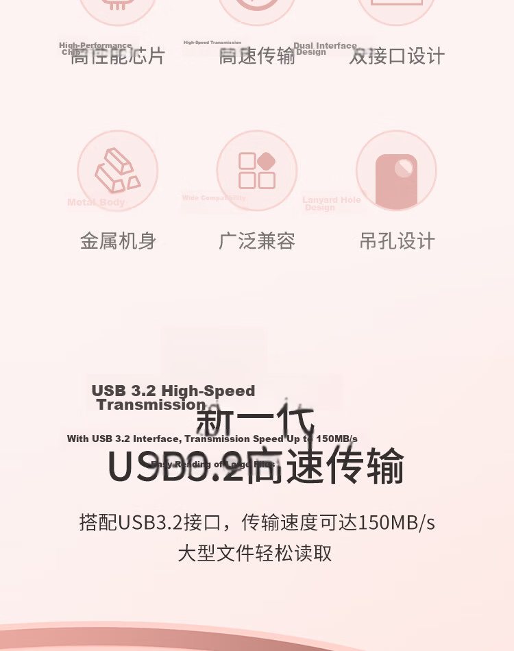 ASUS a 256GB Type-C USB 3.2 Dual Interface Flash Drive for Mobile and PC PM310 Meteor Gray 2