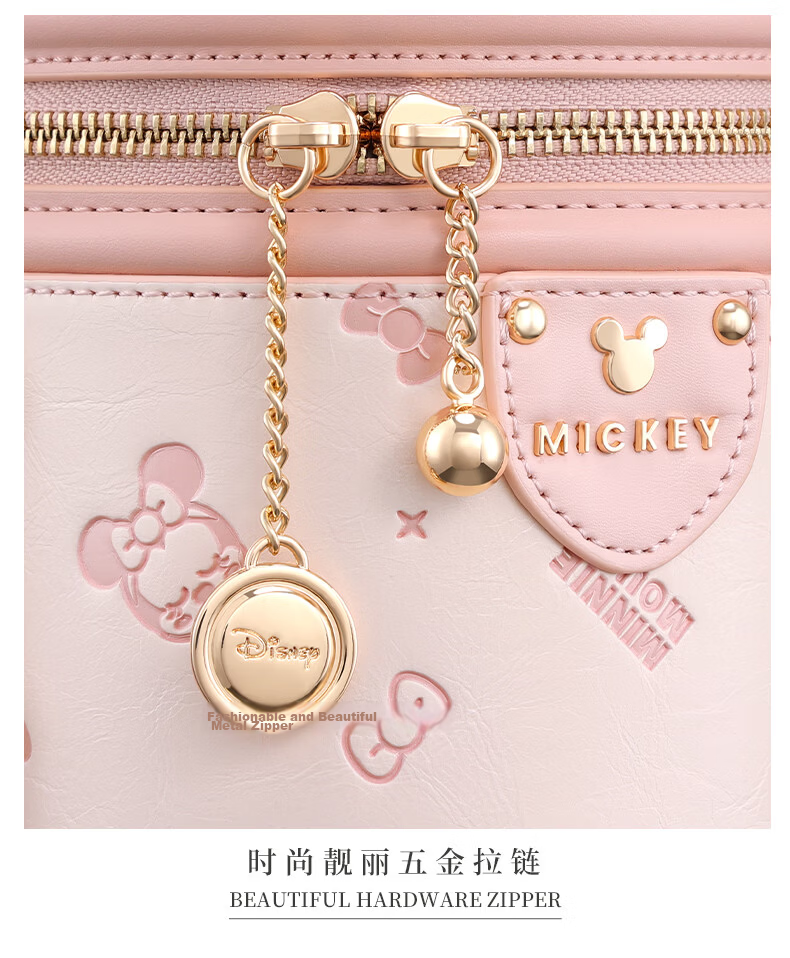 Disney 2026 New Niche Bucket Bag Women's Handbag Crossbody Lucky Round Bucket Bag Birthday Gift for Girlfriend 12