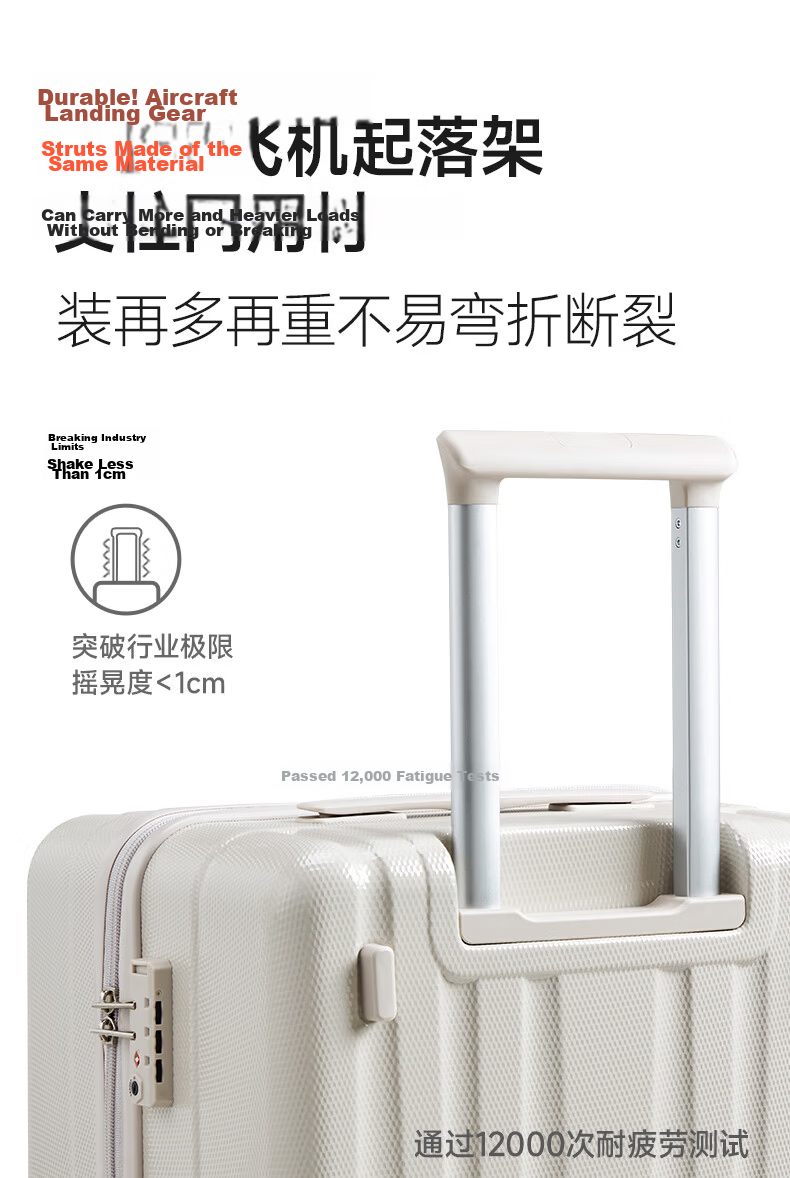 HANKE Expandable Trolley Suitcase, Large Capacity, Password Lock, for Women And Men, 81 Liters, 24 Inches, Eco-Friendly Gray, JINGDONG Co-Branded Editio 19