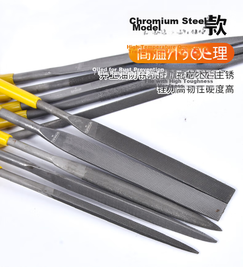 STANLEY 10-Piece Diamond Shaping File Set 4x160mm 22-324-23 1